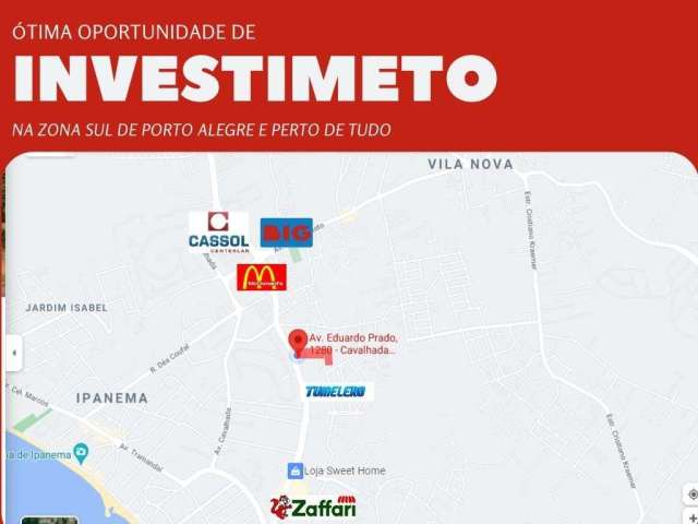 EXCELENTE OPORTUNIDADE PARA INVESTIDORES!&lt;BR&gt;&lt;BR&gt;PREÇO NEGOCIÁVEL!!! POSSIBILIDADE DE PERMUTA!!!&lt;BR&gt;&lt;BR&gt;Terreno na Av. Eduardo Prado, proximidades da Cassol, Big, McDonalds, Tu