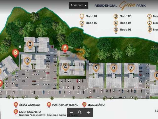 Apartamento com 02 quartos, uma suíte a venda em Lagoa Santa-MG!