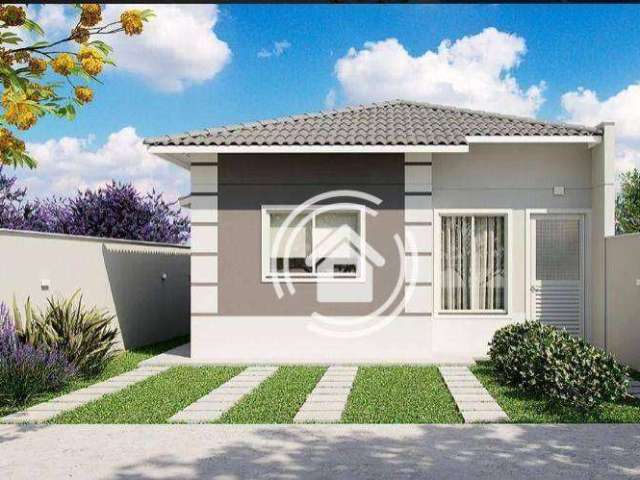 Casa com 2 dormitórios à venda, 48 m² por R$ 277.744,08 - Gleba Califórnia - Piracicaba/SP