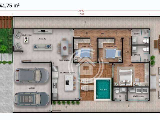 Casa com 3 dormitórios à venda, 140 m² por R$ 950.000,00 - Campestre - Piracicaba/SP