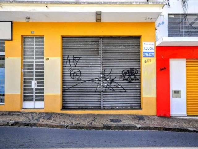 Aluguel de Salão Comercial no Centro, em Campinas.