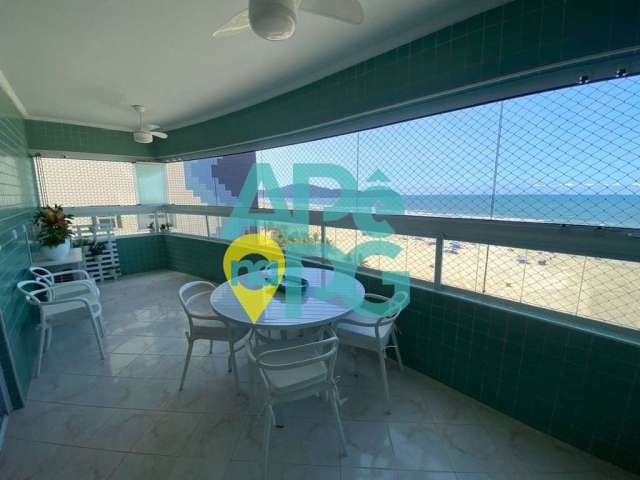 Apartamento FRENTE MAR com 3 dormitórios à venda, 144 m² por R$ 1.180.000,00 - Vila Guilhermina - Praia Grande/SP