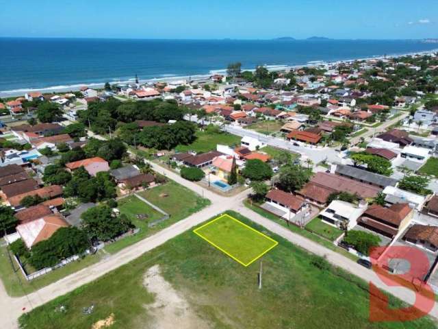 Excelente oportunidade de investimento na barra do saí! terreno de esquina limpo, medindo 384,00m² -