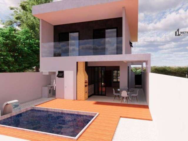 Casa com 3 dormitórios à venda, 150 m² por R$ 1.125.000 - Vila Monte Alegre IV - Paulínia/SP