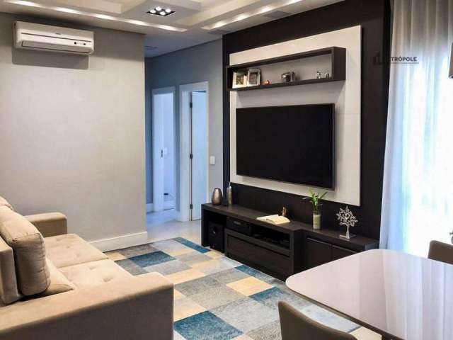 Apartamento com 2 dormitórios à venda, 76 m² por R$ 790.000,00 - Jardim America - Paulínia/SP