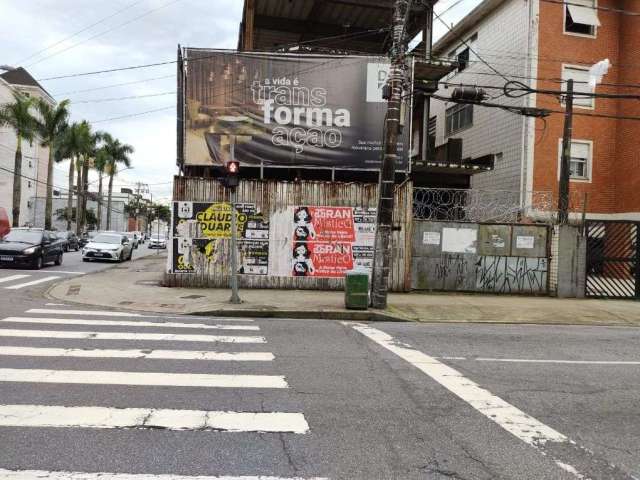 Terreno comercial para alugar na Rua Guaiaó, Aparecida, Santos, 500 m2 por R$ 30.000