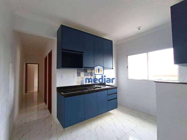 Apartamento com 2 dormitórios à venda, 49 m² por R$ 350.000,00 - Parque São Vicente - São Vicente/SP