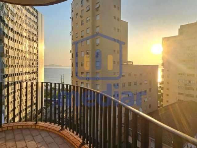 Apartamento com 1 quarto para alugar na Rua Imperatriz Leopoldina, Ponta da Praia, Santos, 62 m2 por R$ 2.500