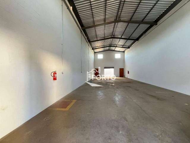 Barracão para alugar, 165 m² por R$ 3.656,79/mês - Água Branca - Piracicaba/SP