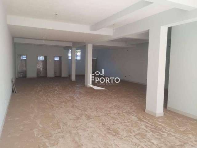 Salão para alugar, 187 m² - Paulista - Piracicaba/SP