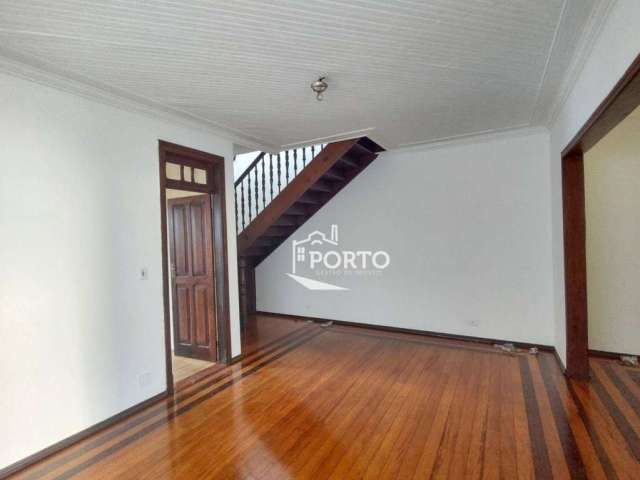 Casa com 3 dormitórios para alugar, 151 m² por R$ 3.075,60/mês - Centro - Piracicaba/SP