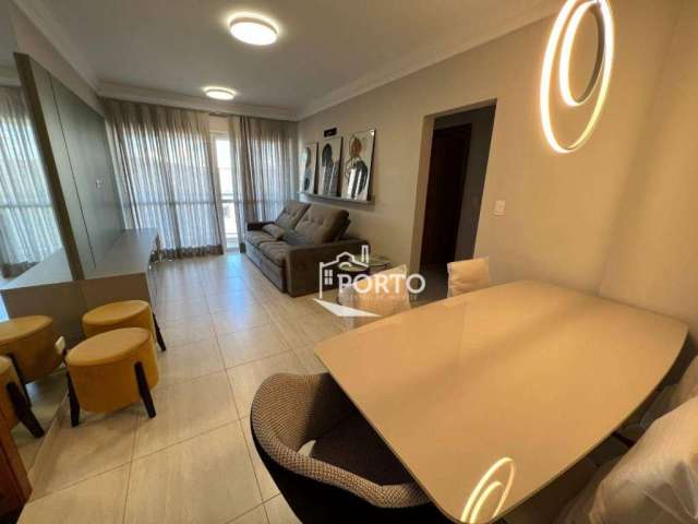 Apartamento com 3 dormitórios, sendo 1 suíte à venda, 101 m² - Vila Monteiro - Piracicaba/SP