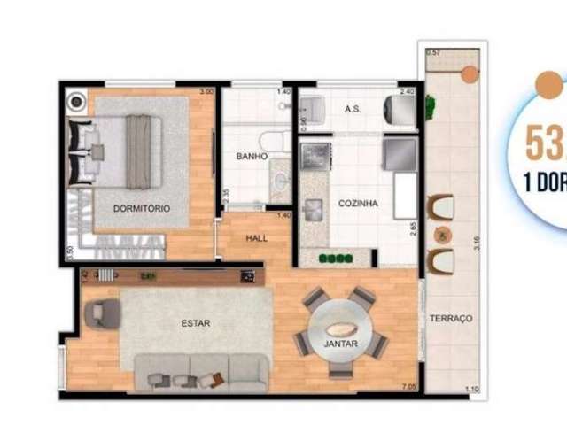 Apartamento Residencial à venda, Aviação, Praia Grande - AP0439.