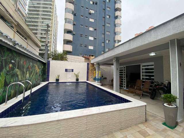 Casa com 3 dormitórios à venda, 228 m² por R$ 2.500.000 - Canto do Forte - Praia Grande/SP