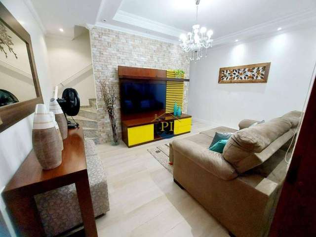 Casa com 2 dormitórios à venda, 90 m² por R$ 550.000,00 - Guilhermina - Praia Grande/SP