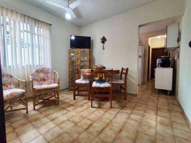 Apartamento com 1 dormitório à venda, 70 m² por R$ 225.000 - Vila Guilhermina - Praia Grande/SP