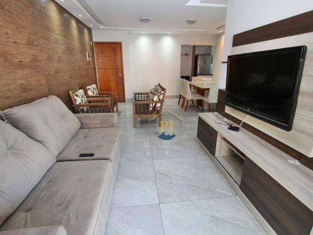 Apartamento Garden com 3 dormitórios à venda, 117 m² por R$ 850.000 - Ocian - Praia Grande/SP