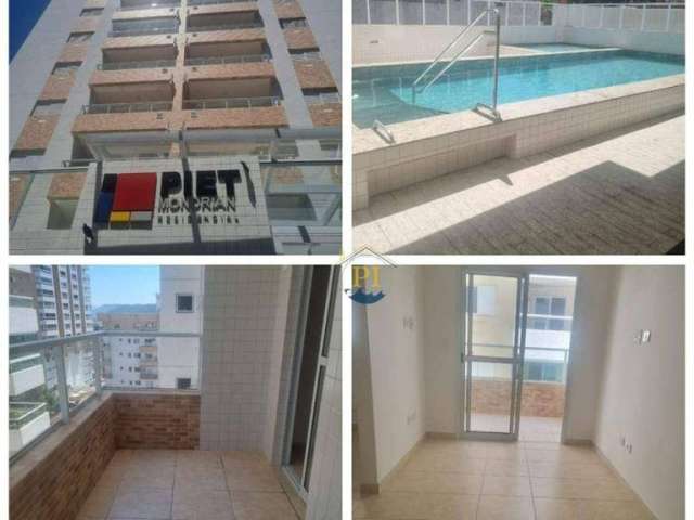 Apartamento com 2 dormitórios à venda, 57 m² por R$ 395.000,00 - Guilhermina - Praia Grande/SP