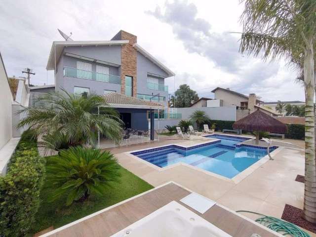 Casa alto Padrão para venda com piscina no condomínio Terras de São Carlos, Jundiaí - SP