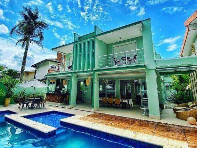 Casa com 4 dormitórios, 390 m² - venda por R$ 7.000.000,00 ou aluguel por R$ 23.500,00/mês - Riviera Módulo 05 - Bertioga/SP