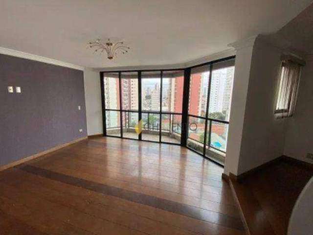 Apartamento com 3 dormitórios para alugar, 141 m² por R$ 7.450,00/mês - Jardim Anália Franco - São Paulo/SP