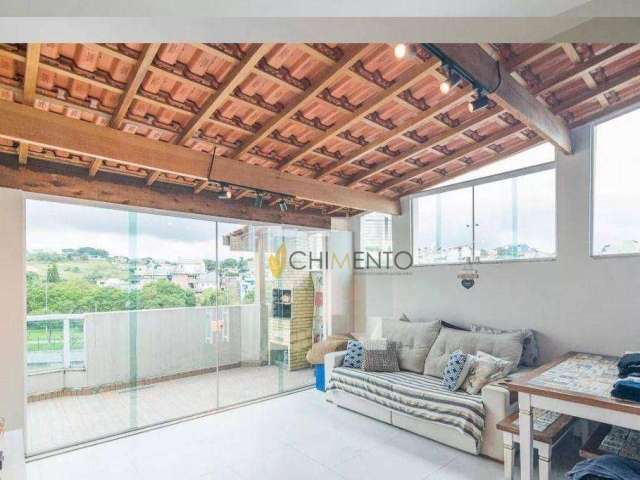 Cobertura com 2 dormitórios à venda, 90 m² por R$ 450.000 - Vila Pires - Santo André/SP