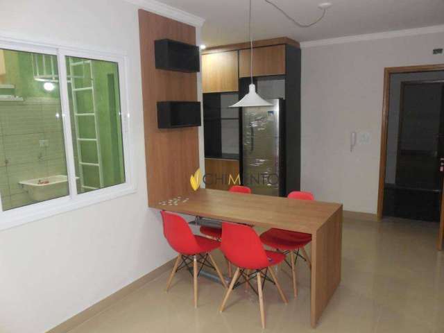 Apartamento com 2 dormitórios à venda, 53 m² por R$ 370.000,00 - Vila Tibiriçá - Santo André/SP