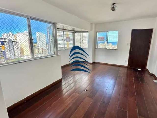 Apartamento da Pituba - Condomínio Uliana com 3 quartos sendo 1 suíte, 149m2, andar alto, ventilado, ventilação cruzada, vista mar