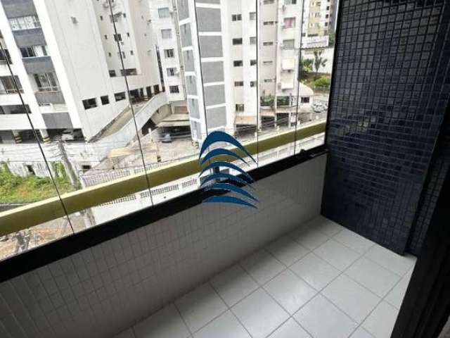 Apartamento no Candeal Edificio Osmar Vieira Santos Residencial - Quarto e sala, 42m2, Nascente