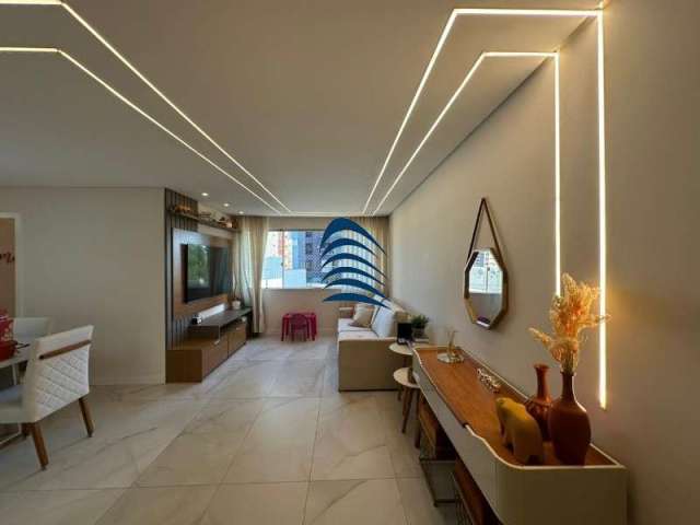 Excelente apartamento localizado no jardim armação, totalmente reformado, piso, marcenaria, projeto de iluminação, hidráulica, pronto para morar.