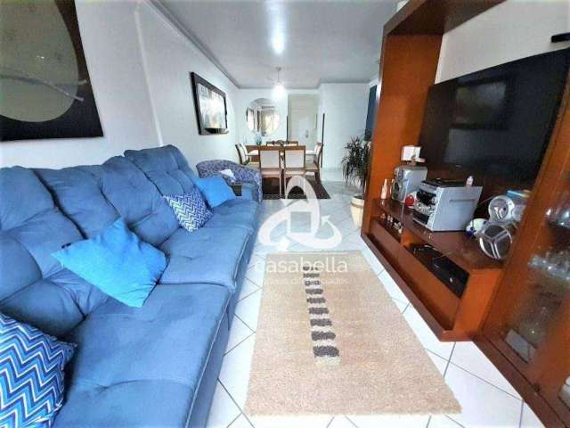 Apartamento com 3 dormitórios à venda, 115 m² por R$ 740.000,00 - Campo Grande - Santos/SP