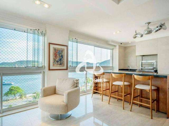 Apartamento com 3 dormitórios à venda, 189 m² por R$ 2.700.000,00 - Ponta da Praia - Santos/SP