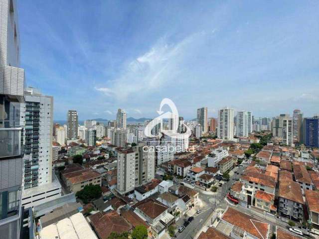 Apartamento com 1 dormitório à venda, 54 m² por R$ 890.000,00 - Embaré - Santos/SP