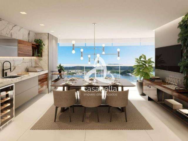 Apartamento com 3 dormitórios à venda, 163 m² por R$ 3.200.000,00 - Ponta da Praia - Santos/SP