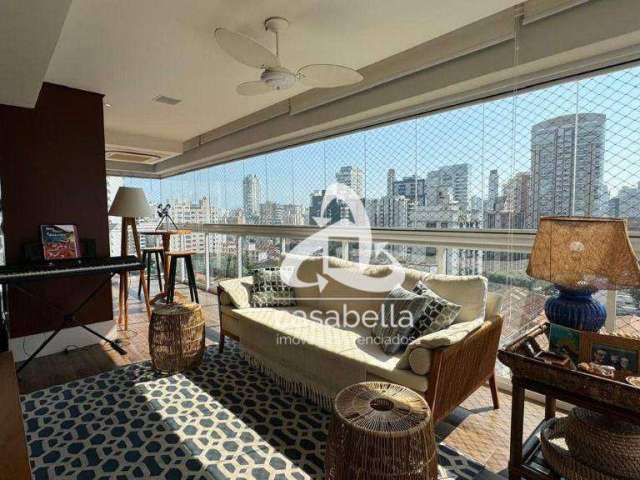 Apartamento com 3 dormitórios à venda, 171 m² por R$ 2.560.000,00 - Embaré - Santos/SP