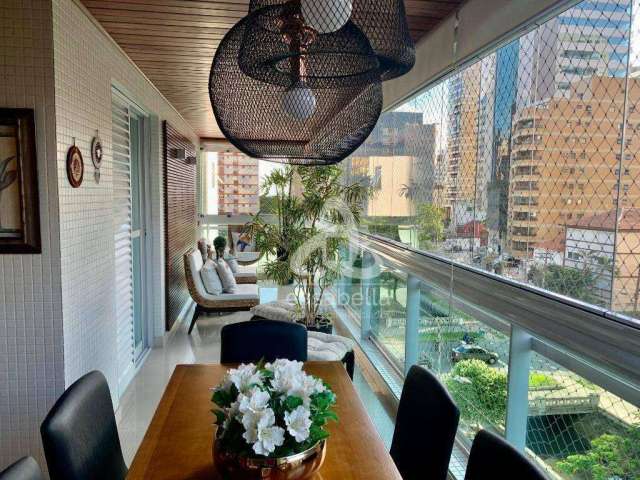 Apartamento com 3 dormitórios à venda, 226 m² por R$ 3.400.000,00 - Aparecida - Santos/SP