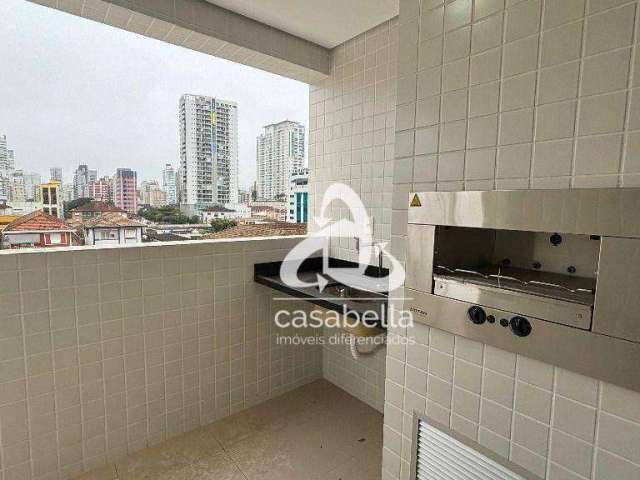 Apartamento com 2 dormitórios à venda, 72 m² por R$ 833.000,00 - Boqueirão - Santos/SP