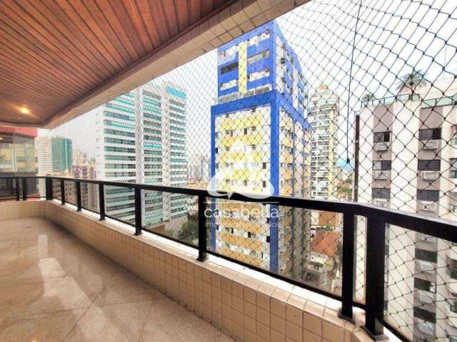 Apartamento com 4 dormitórios à venda, 227 m² por R$ 1.750.000,00 - Boqueirão - Santos/SP