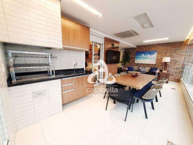 Apartamento com 3 dormitórios à venda, 127 m² por R$ 1.950.000,00 - Boqueirão - Santos/SP