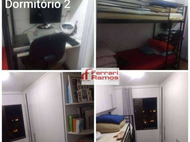 Apartamento com 2 dormitórios à venda, 50 m² por R$ 320.000,00 - Vila Rio de Janeiro - Guarulhos/SP