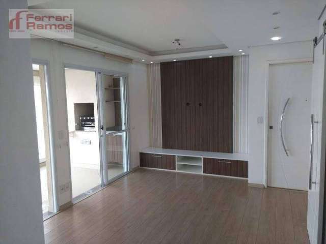 Apartamento com 3 dormitórios, 92 m² - venda por R$ 989.000,00 ou aluguel por R$ 5.118,15/mês - Vila Augusta - Guarulhos/SP