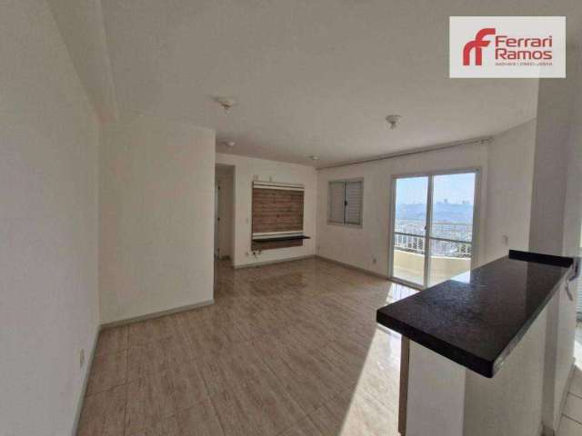 Apartamento com 2 dormitórios para alugar, 65 m² por R$ 2.824,39/mês - Vila Endres - Guarulhos/SP