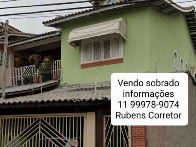 Sobrado para venda possui 105 metros quadrados com 3 quartos