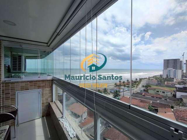 Apartamento em Mongaguá, bairro Vera Cruz, semi mobiiado com 2 dormitórios sendo 1 suíte, Residencial com lazer, piscina borda infinita