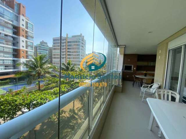 Apartamento Alto Padrão em Bertioga, Riviera de São Lourenço, mobiliado e decorado, 4 dormitórios sendo 2 suítes, ampla sacada gourmet, residencial com lazer completo.