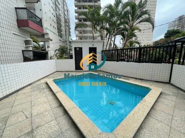 Apartamento em Praia Grande, bairro Guilhermina, 1 dormitório e demais dependências, próximo a praia, Residencial com elevador e piscina.