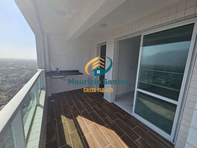 Apartamento em Praia Grande, bairro Balneário Flórida, 1 suíte com sacada, Residencial com lazer completo, piscinas