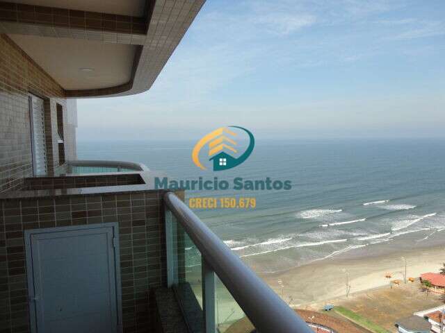 Apartamento em Mongaguá, bairro Vera Cruz, 2 dormitórios sendo 1 suíte, terraço gourmet com vista para o mar, 2 vagas garagem, Residencial frente ao mar e com lazer completo de alto padrão