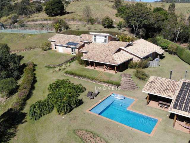 Casa com 4 dormitórios à venda, 650 m² por R$ 3.200.000 - Condomínio Serra das Cabras - Campinas/SP