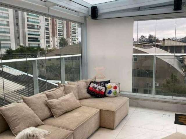 Apartamento com 3 dormitórios à venda, 140 m² por R$ 1.900.000 - Jardim Caravelas - São Paulo/SP